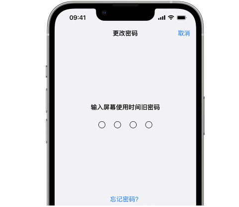 天长iPhone屏幕维修分享iPhone屏幕使用时间密码忘记了怎么办 