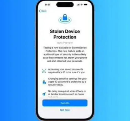 天长苹果授权维修店分享被盗设备保护功能开启方法 