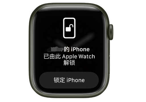 天长苹果手机维修分享用 AppleWatch 解锁配备面容 ID 的 iPhone方法 