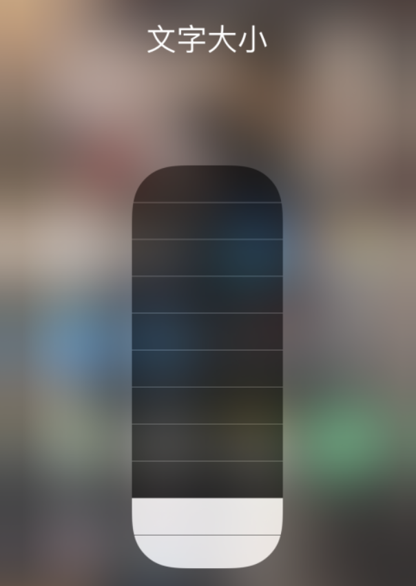 天长苹果手机维修分享小技巧：在 iPhone 控制中心快速调节字体大小 